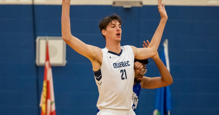 Montreal’s Olivier Rioux, world’s tallest teen, chasing hoops dream at Canada Games