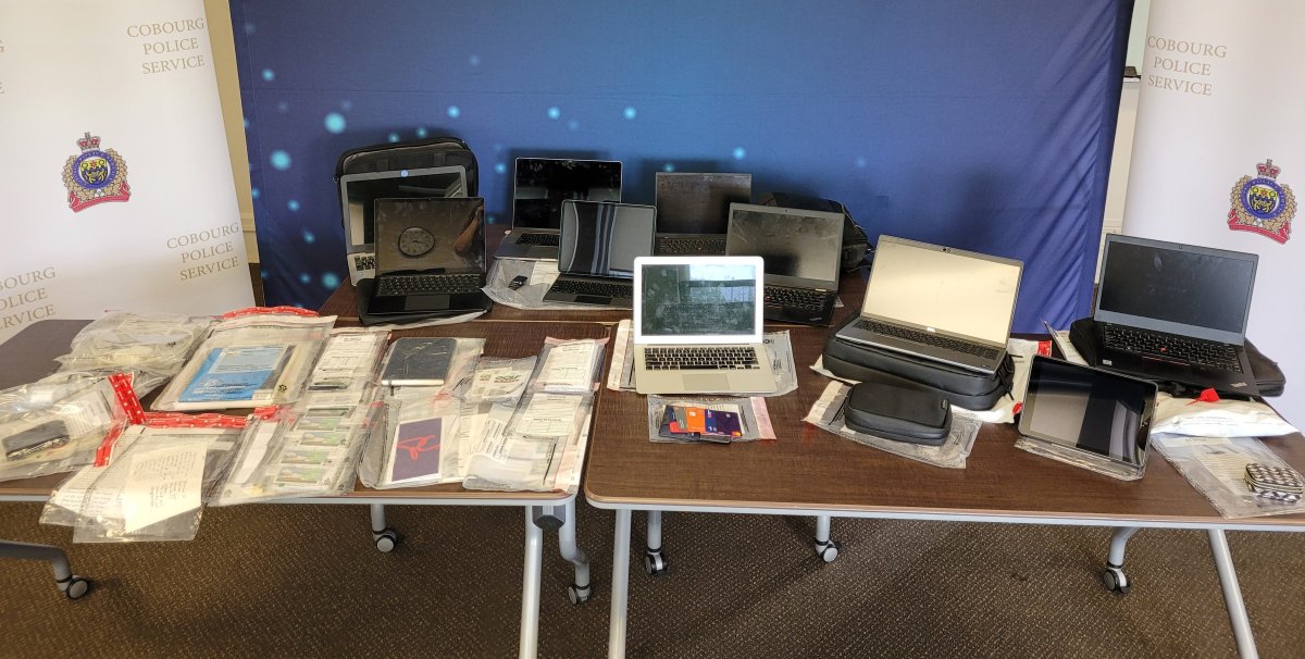 Police in Cobourg, Ont., seized dozens of reported stolen items following a search of a home on Aug. 13.