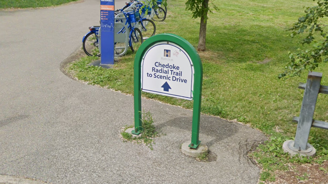 Hamilton Police say they've increased patrols near trails around the Chedoke Golf Course after a pair of women said they were inappropriately touched by bicycle rider.
 