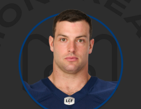 Former teacher and CFL player Christophe Normand, pictured above, faces two charges of luring a child under 18, including one count of luring a child under 16, or who the accused believed was under 16 at the time.