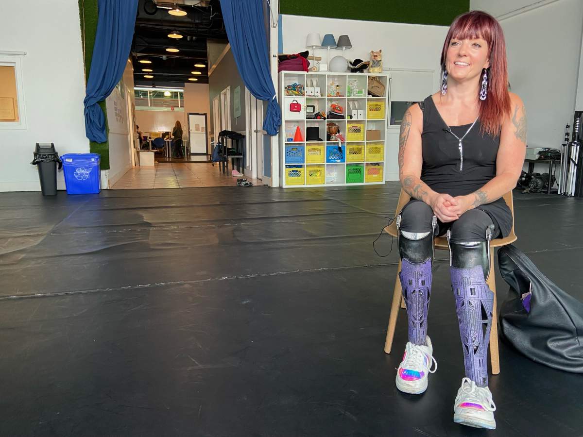 Erin Ball, co-choreographer and circus artist.