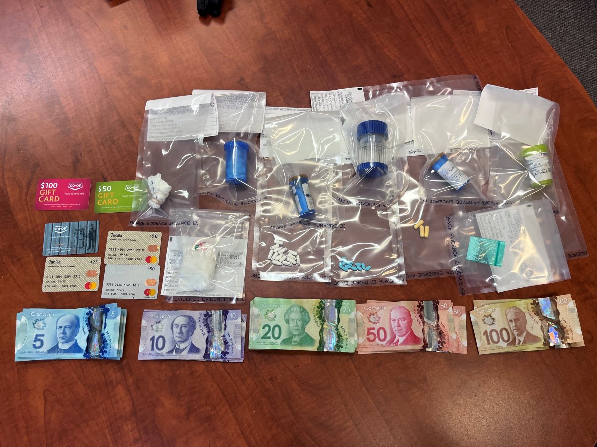 Contraband seized by Manitoba RCMP Aug. 4.