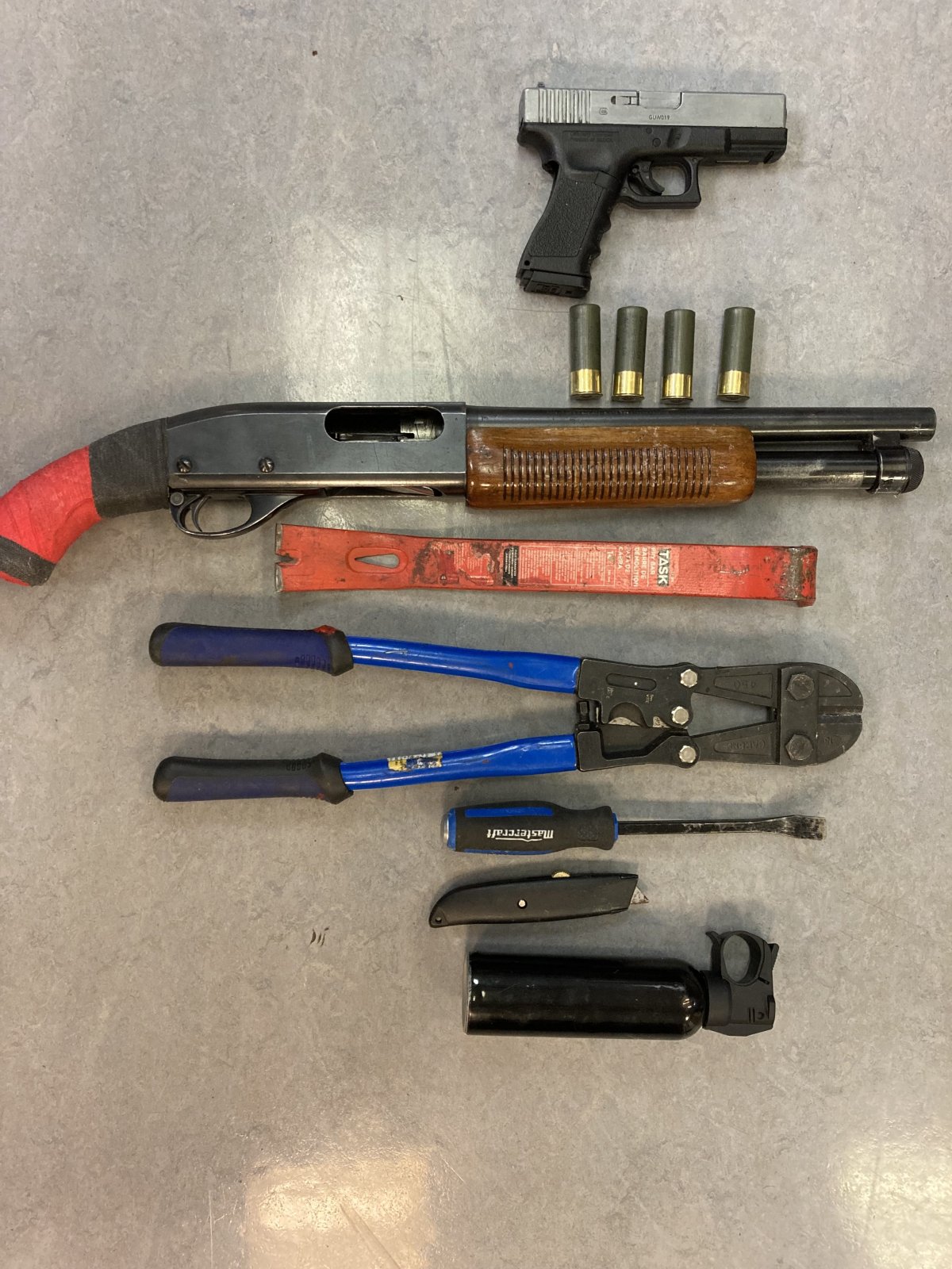 Firearms seized by Dauphin RCMP. 