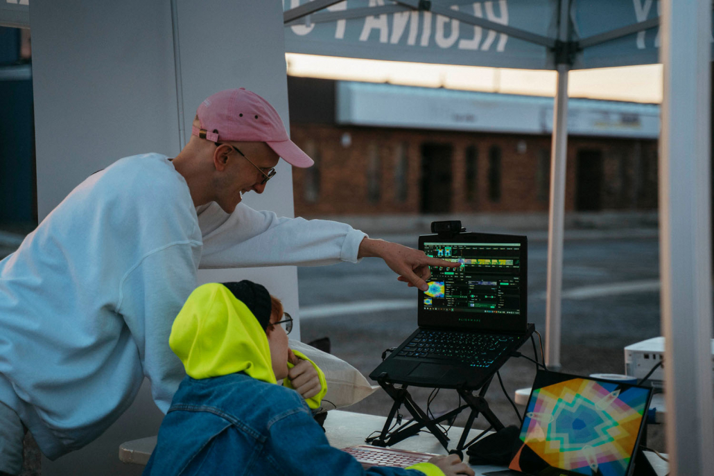 The after dark festival takes place Saturday August 27, 2022 after sunset to midnight. 