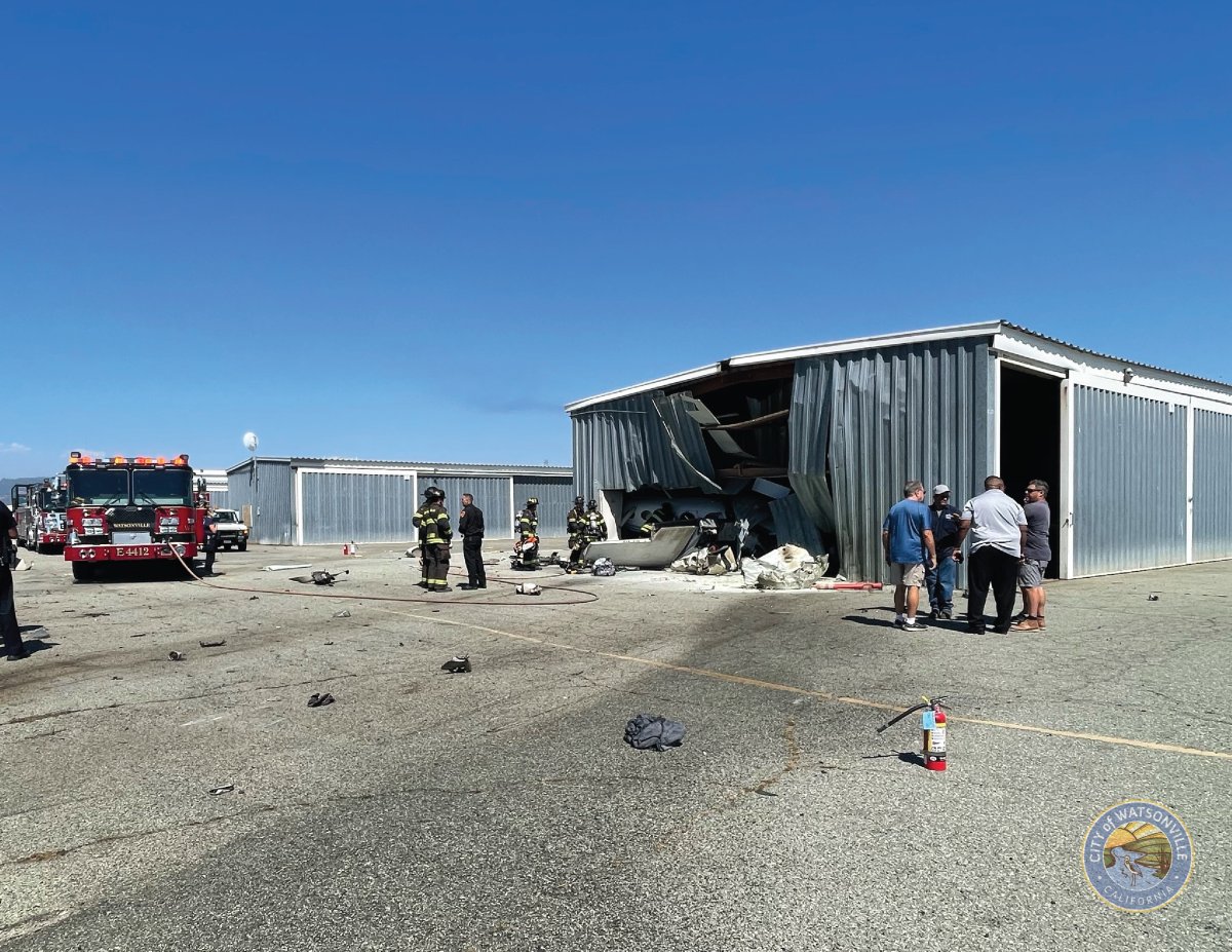 planes collide california crash airport watsonville