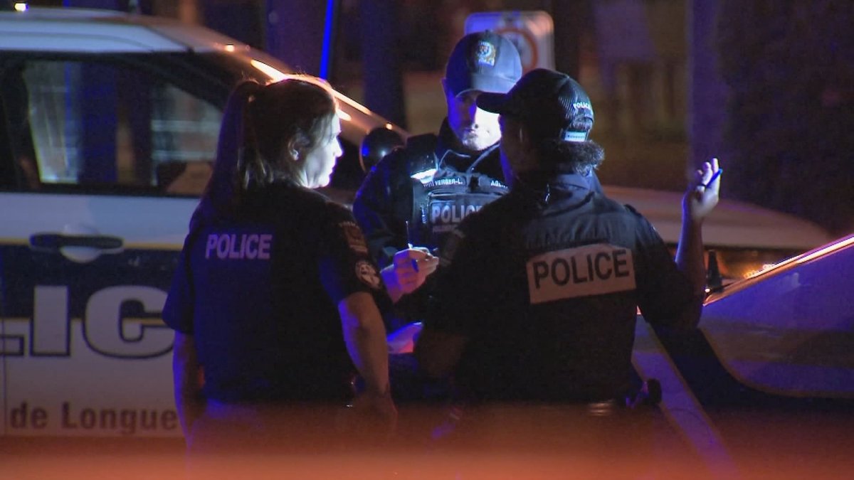 Longueuil police investigate an overnight shooting in Greenfield Park.