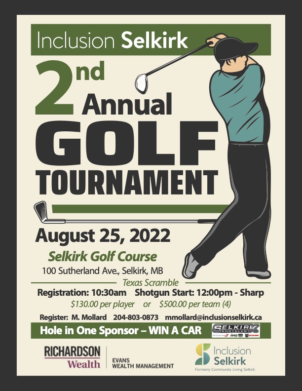 Inclusion Selkirk Second Annual Golf Tournament - image