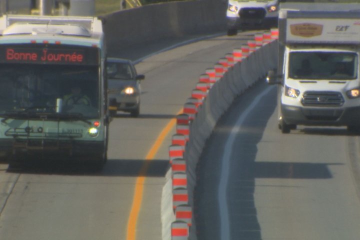 New lane configurations for Highway 132 eastbound to ease traffic on Montreal’s south shore