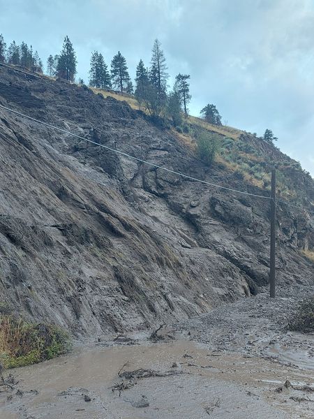 A bystander was able to capture some of the mudslide aftermath in pictures.