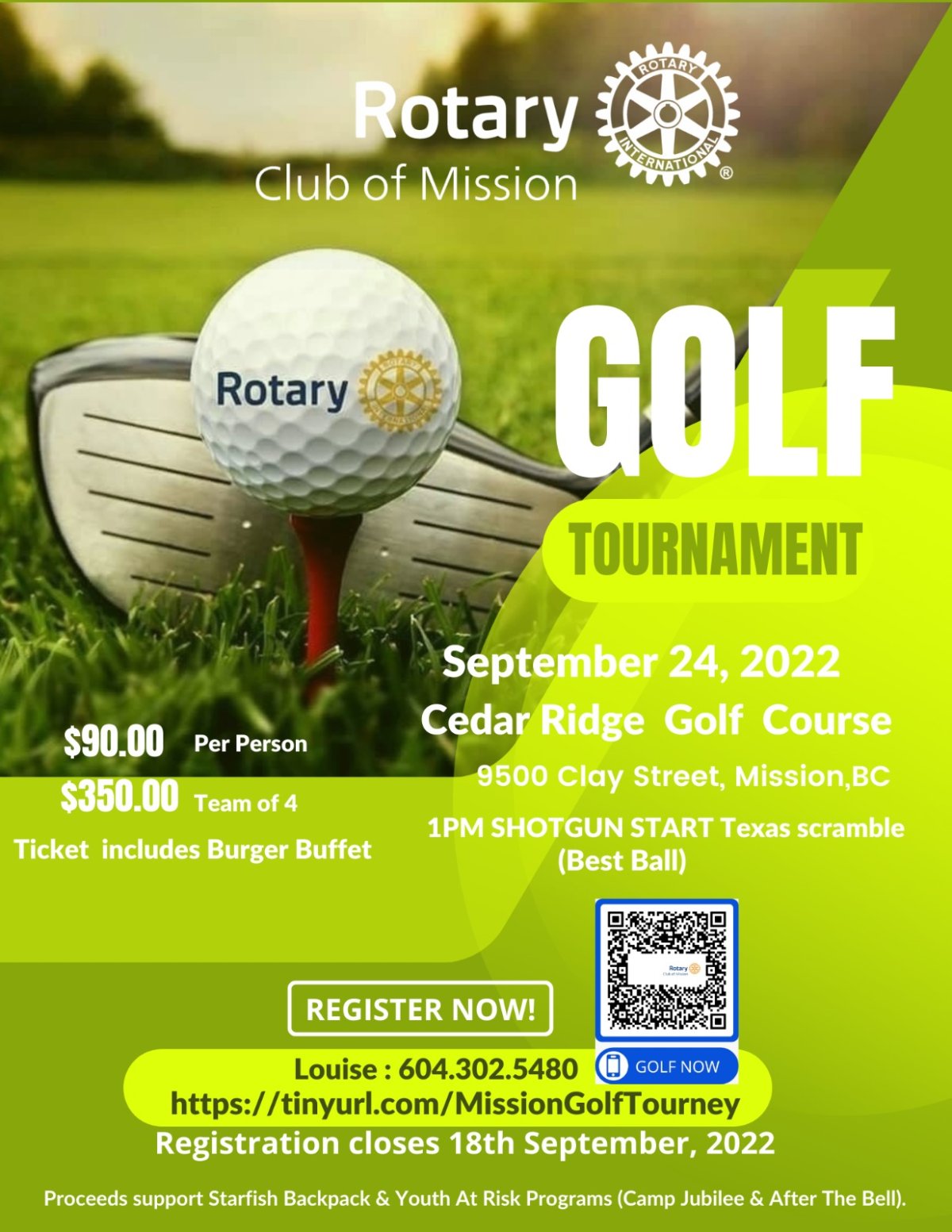 Rotary Club of Mission Golf Tournament - image