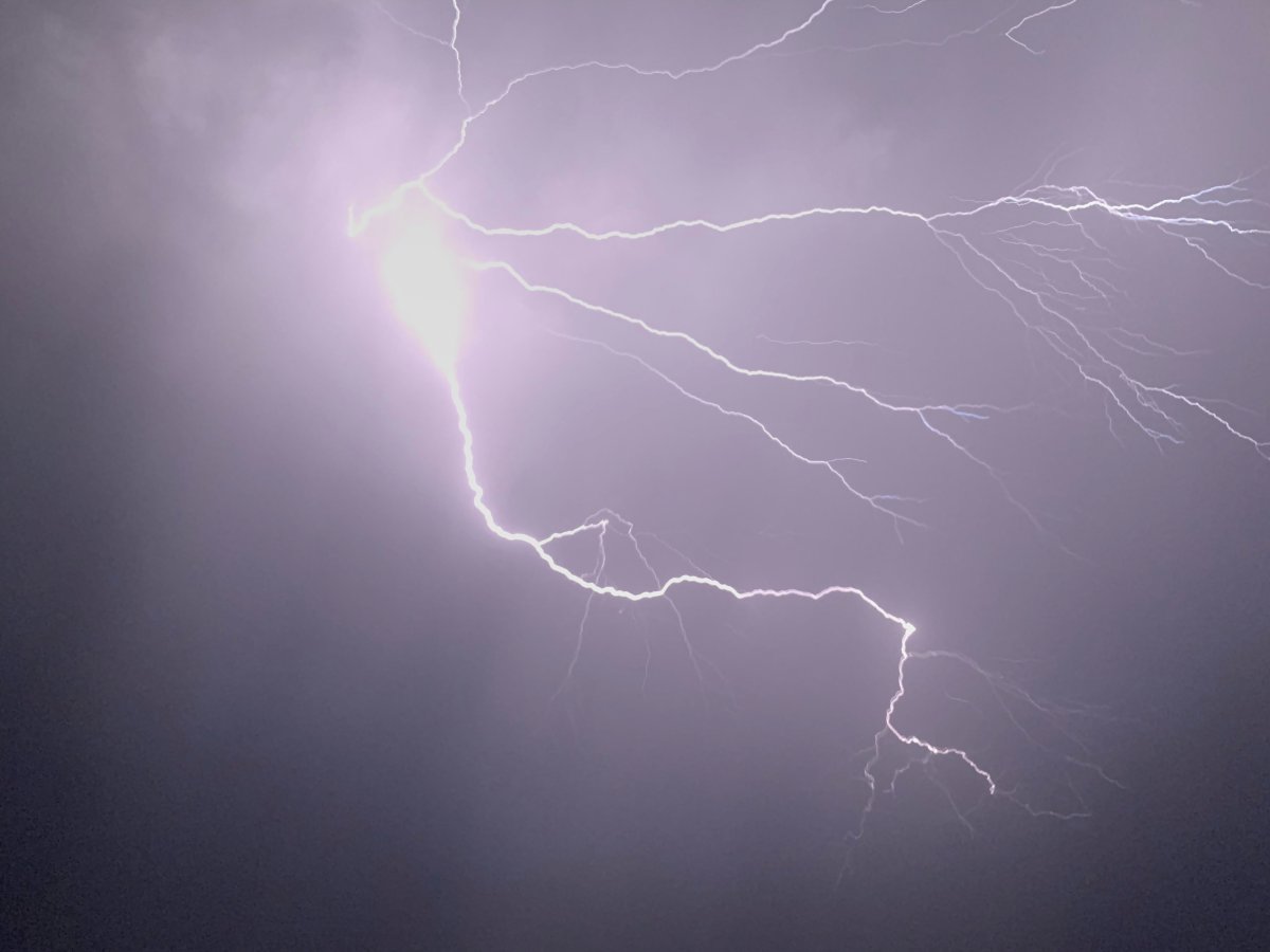 From Wednesday to Friday night, there were 17,830 lightning strikes across B.C.