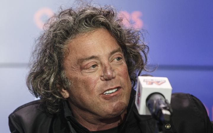 Edmonton Oilers owner Daryl Katz announces the hiring of Ken Holland as general manager in Edmonton on Tuesday May 7, 2019. 
