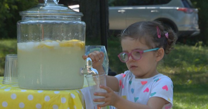 Kirkland girls sells lemonade to raise money for cancer