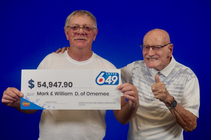Omemee father and son share in 2nd-place $54K Lotto 6/49 prize: OLG