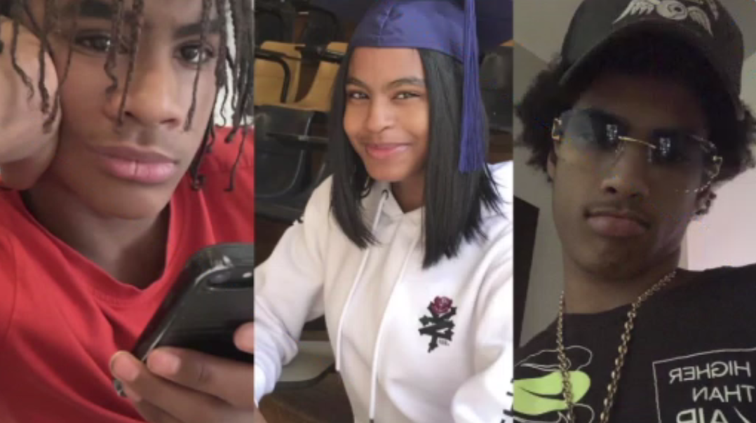 15-year-old Pharaoh Blackman-Lall, 17-year-old Judah Blackman-Lall and 19-year-old Tirzah Blackman-Lall