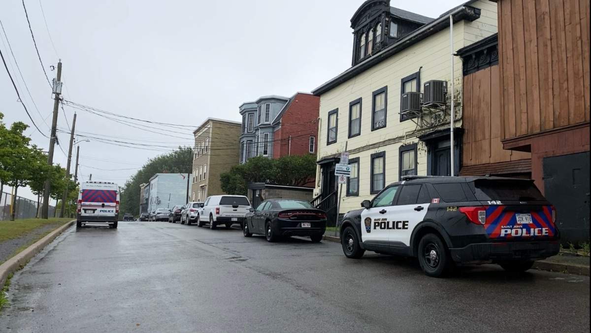 The Saint John Police Force responded to a stabbing at a residence on Charles Street in Saint John on Aug. 17, 2022.