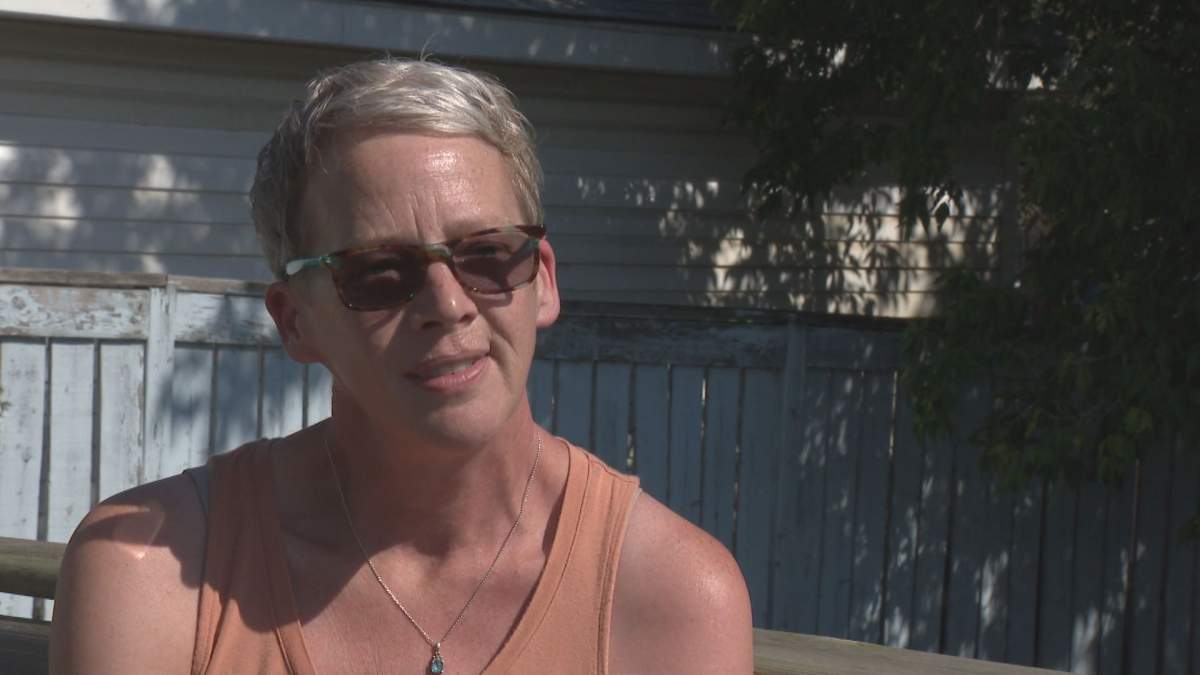Angela Gallagher, Megan's mother pictured on August 16, 2022, recounts what it was like to receive the call that her daughter was in a plane crash.