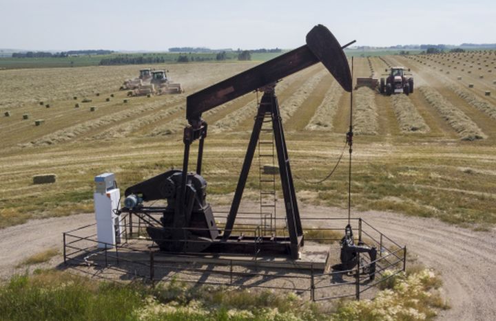 A file photo of an oil pumpjack.