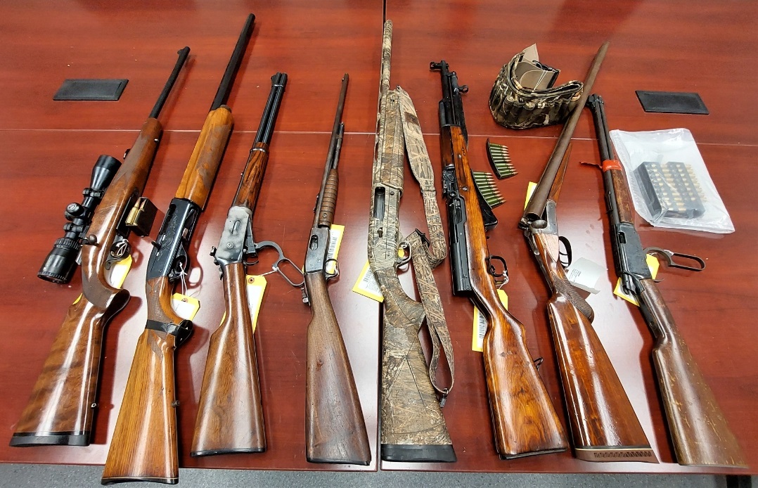 Frontenac County OPP recovered guns and stolen property after executing a search warrant in North Frontenac.