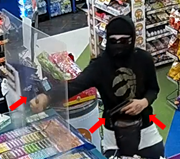 Police are seeking to identify a suspect wanted in connection with two robberies in Newmarket, Ont.