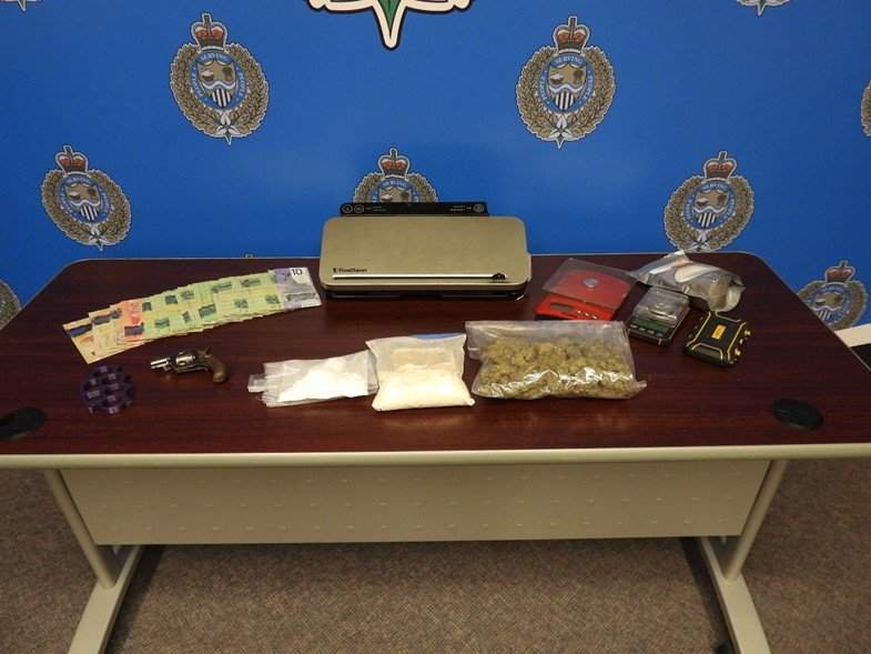 Sarnia Police Service Vice Unit seized 122.3 grams of pure and uncut fentanyl, 0.55 grams of crystal methamphetamine, 287 grams of marijuana, over 1 gram of cut fentanyl, over 72 grams of cocaine, and $7,220 of Canadian currency during a search warrant issued for an address in the 400 block of Wellington Street on Thursday, Aug. 4.