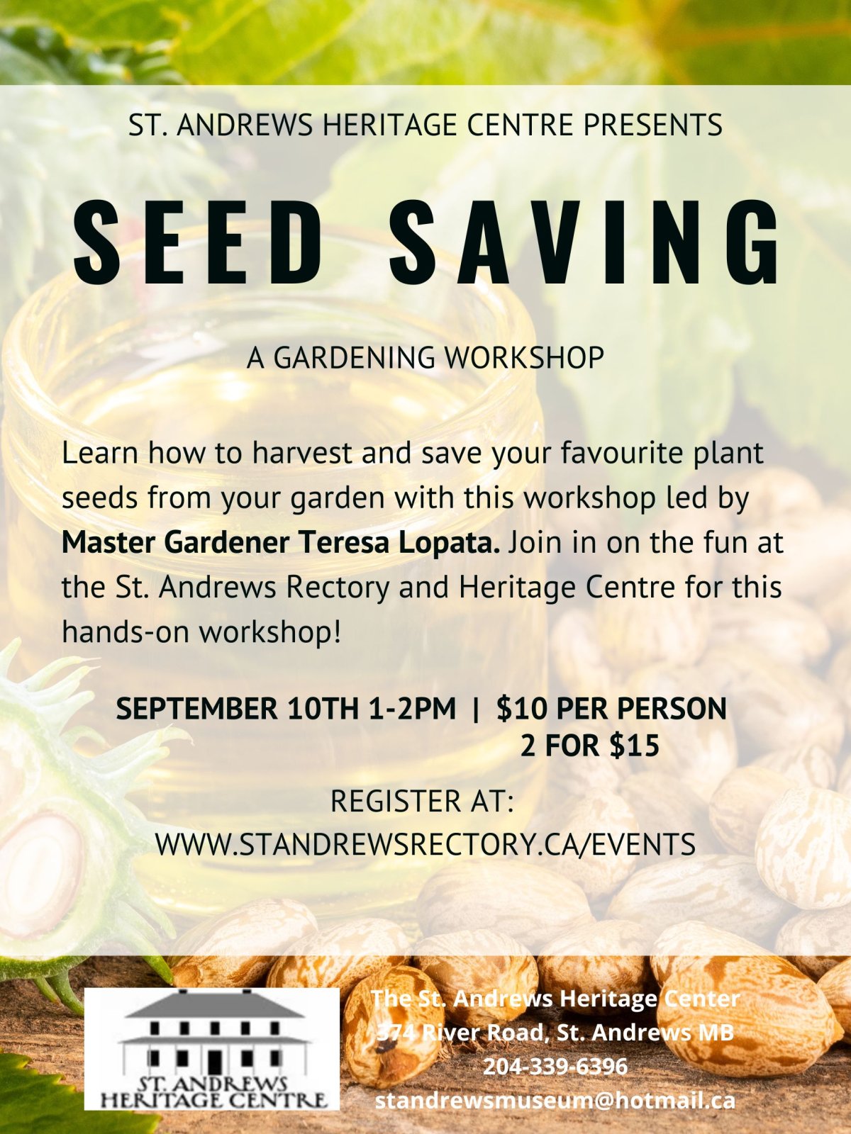 Seed Saving With Teresa Lopata - image