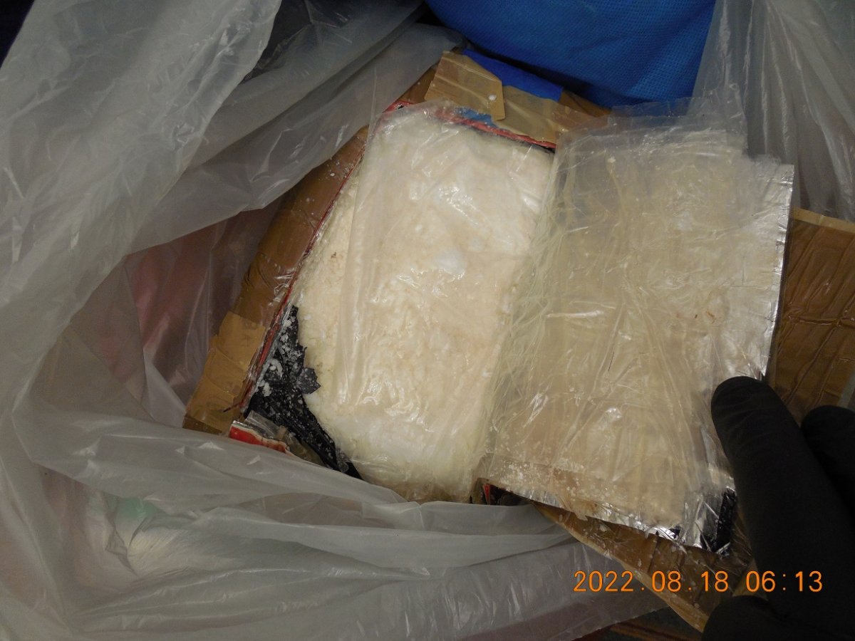 Nearly 1.2 kgs on cocaine was seized from someones luggage at the Winnipeg International Airport, according to Manitoba RCMP.