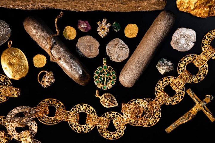 Jaw-dropping trove of treasure recovered from wreck of 350-year-old Spanish ship