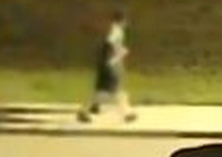 An image showing two suspects wanted in connection with the RCMP’s investigation of an arson in Sherwood Park, Alta., on July 23, 2022.