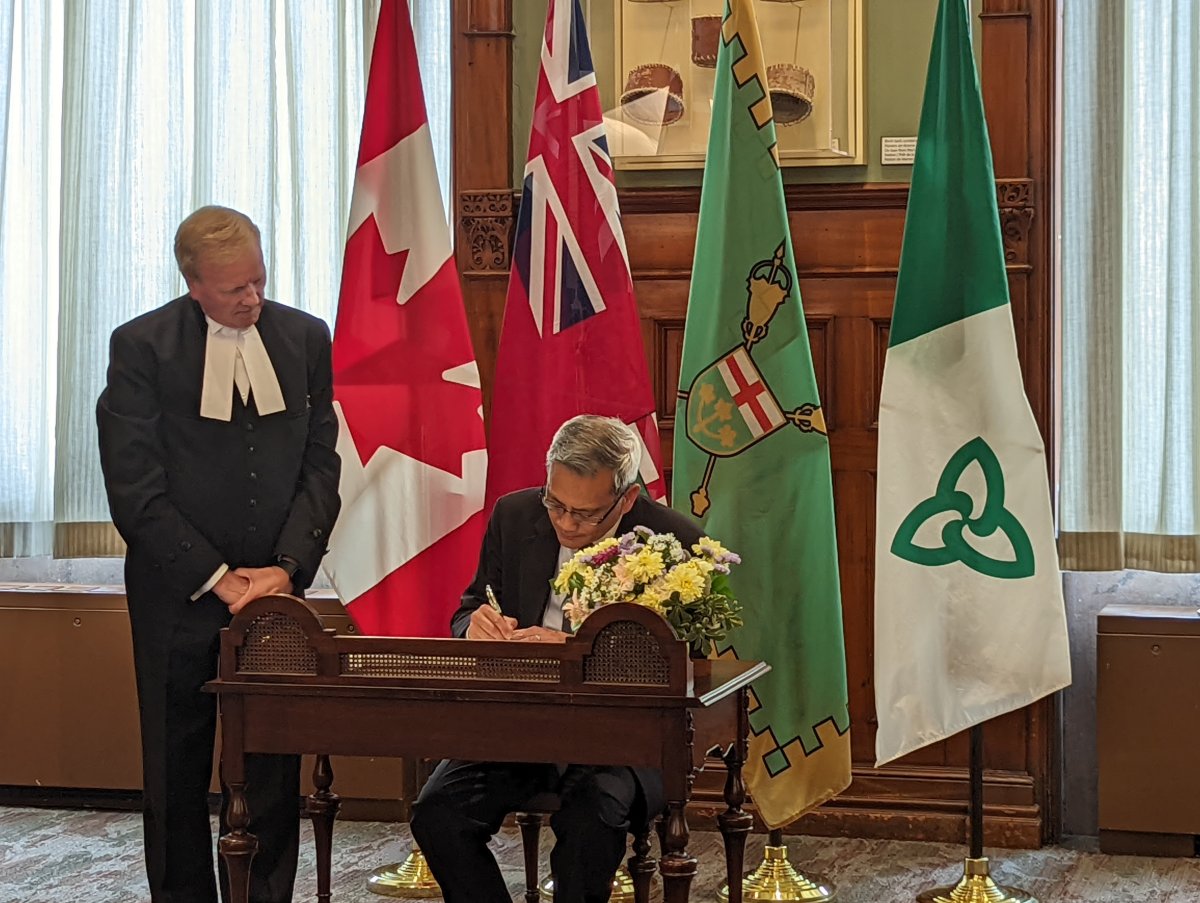 Liberal MPP for Kingston and the Islands Ted Hsu was sworn in on Thursday.