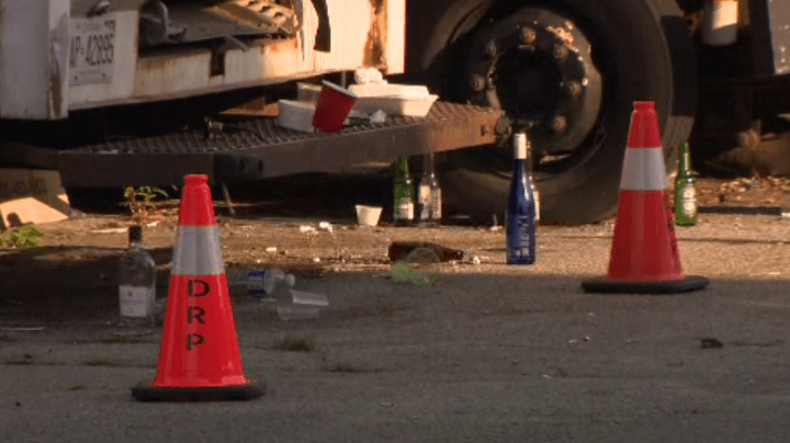 Police said the shooting happened at the back of an Ajax, Ont., restaurant.