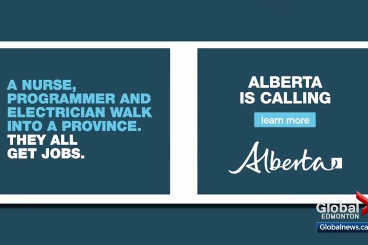 Province launches ‘Alberta is calling’ talent recruitment campaign