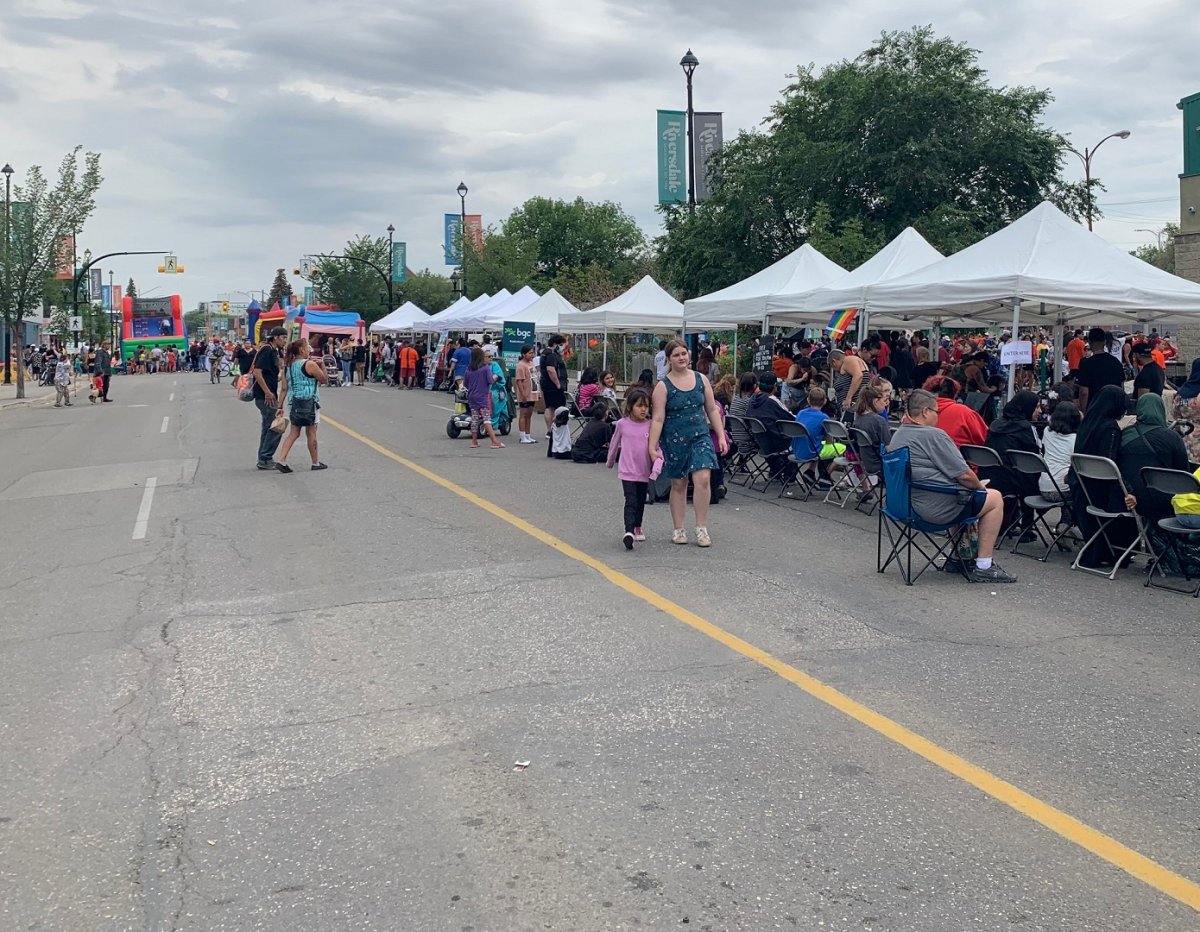 Up to 5,000 people attended Saskatoon Tribal Council's backpack giveaway. 