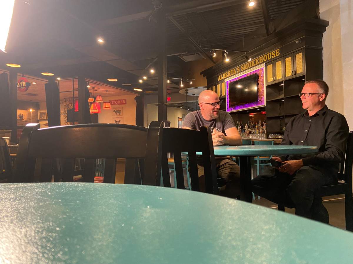 Owners Patrick Ballard and Doug Dumelie.