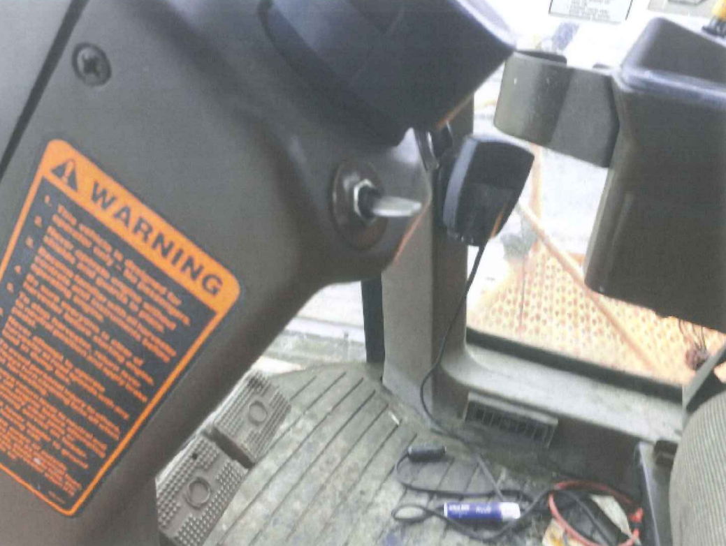 The farm vehicle owned by Mission-based B.C. Frozen Foods was moving slower than normal due to a transmission issue.