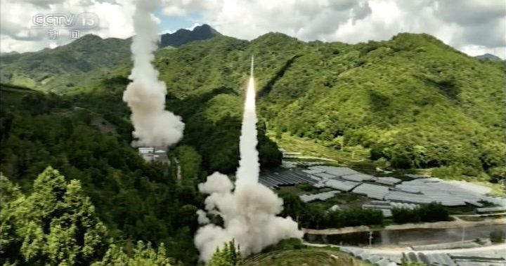 Taiwan cancels flights as China fires missiles after Pelosi visit