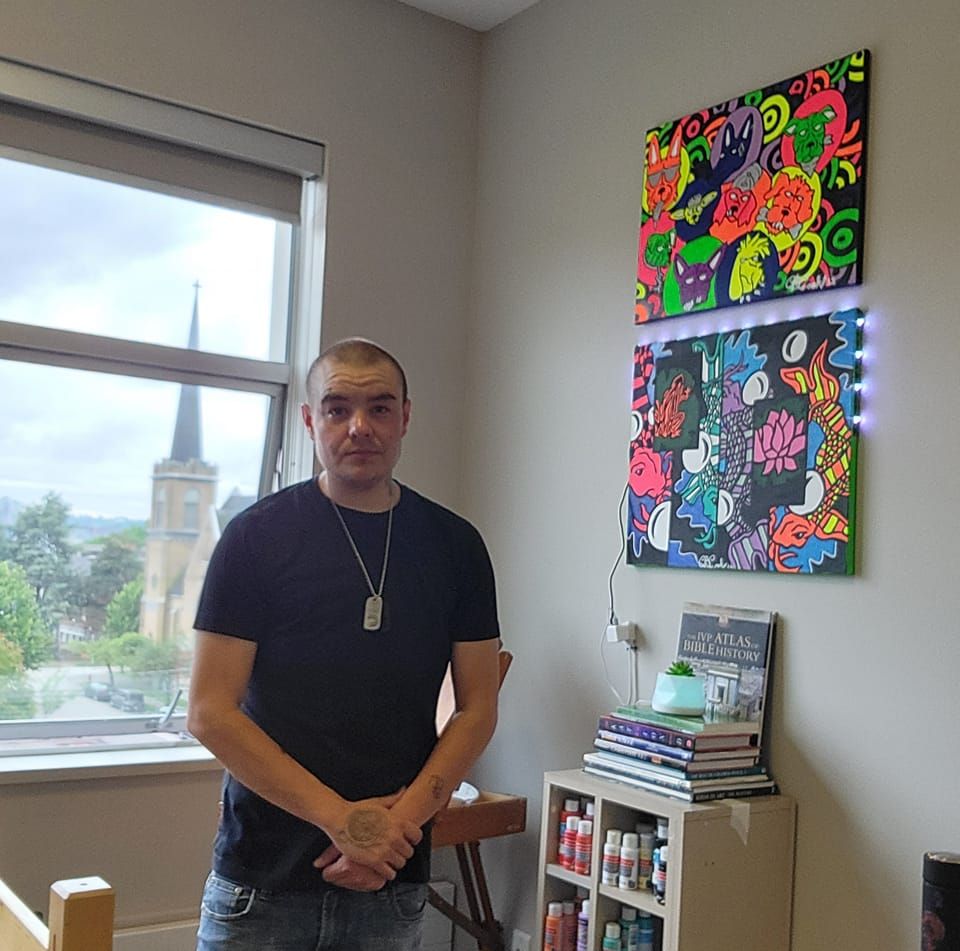 Criss Blake Cook in recovery at Union Gospel Mission in Vancouver