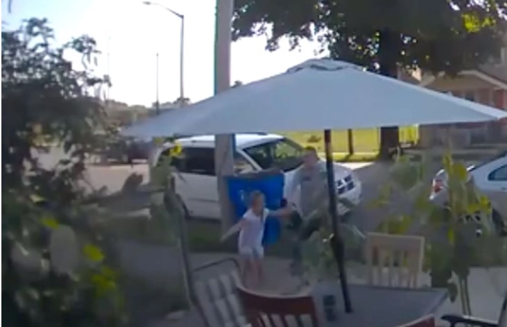 Ring doorbell footage captured the attempted kidnapping of six-year-old girl in Ohio.