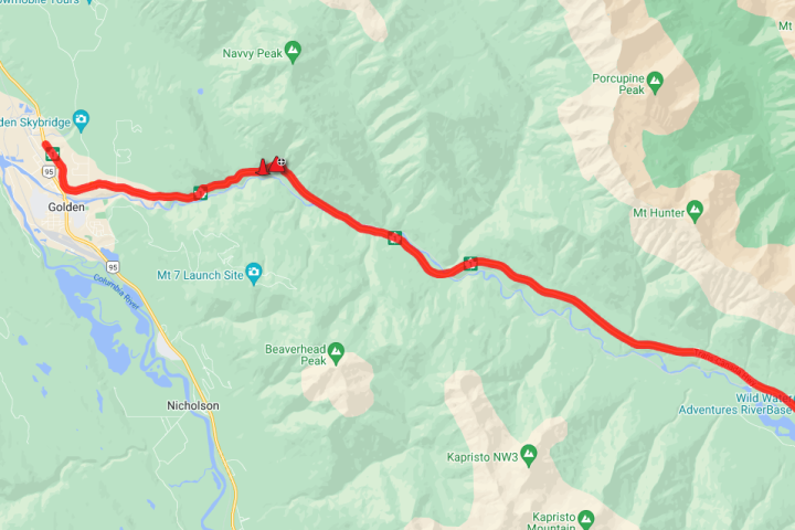 Highway 1 closed in both directions east of Golden due to ‘incident’: DriveBC
