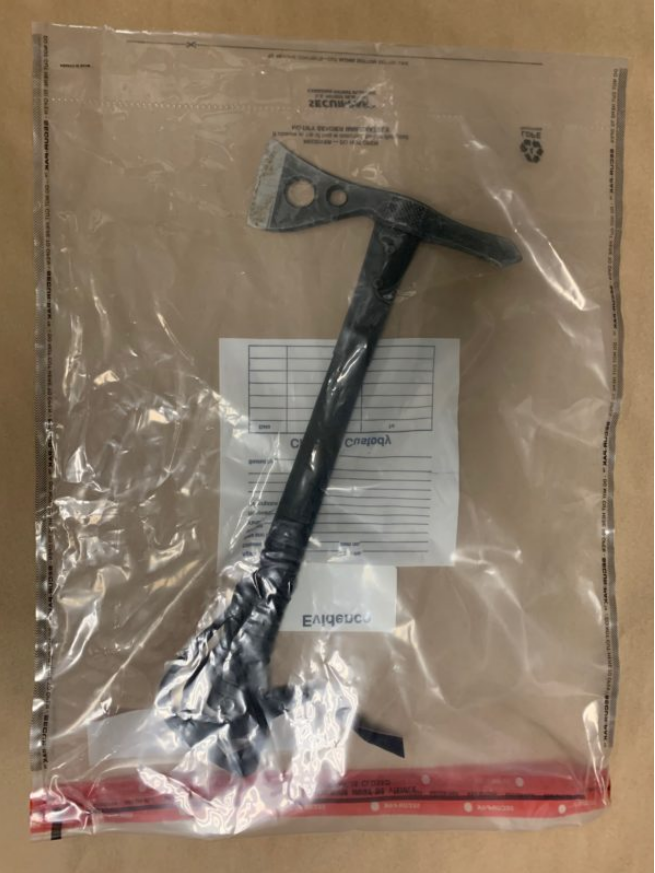 New Westminster police have arrested a suspect believed to have charged at an officer while armed with a hatchet on Mon. Aug. 8, 2022.