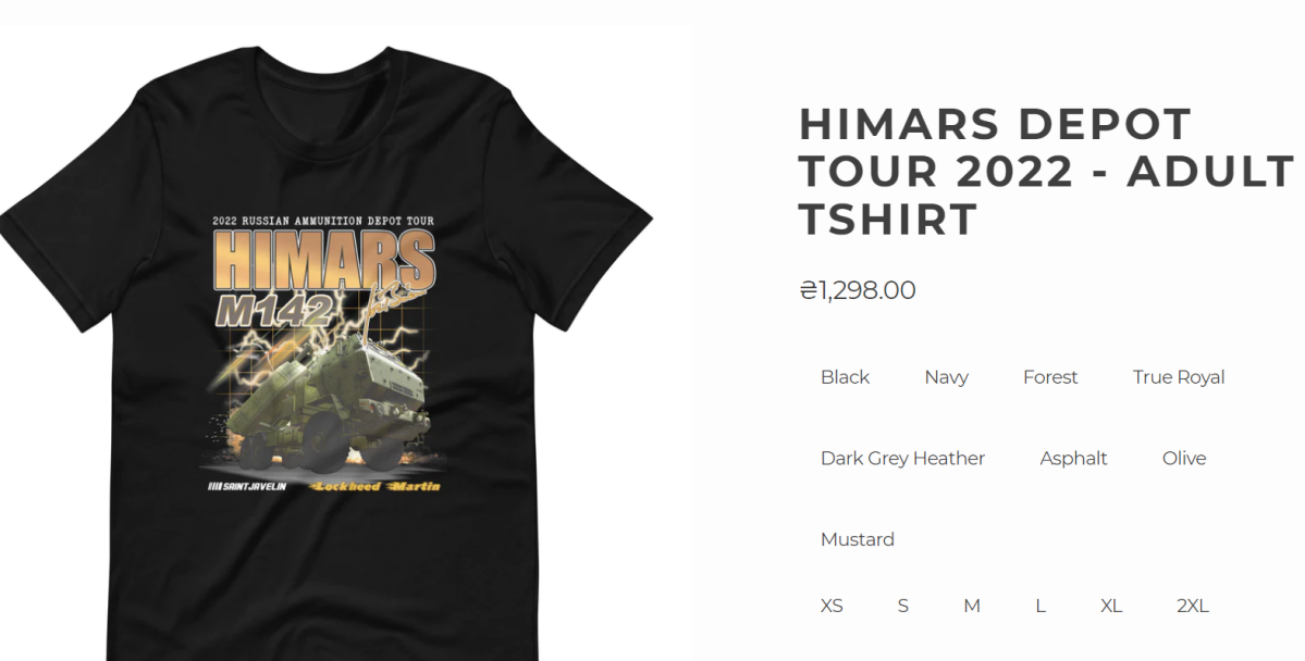 Ukraine war merchandise