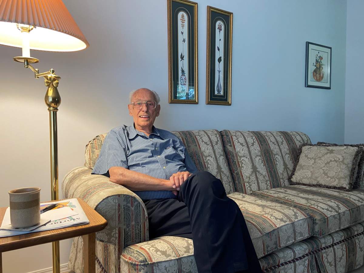 Ken Hill at his home in Calgary.