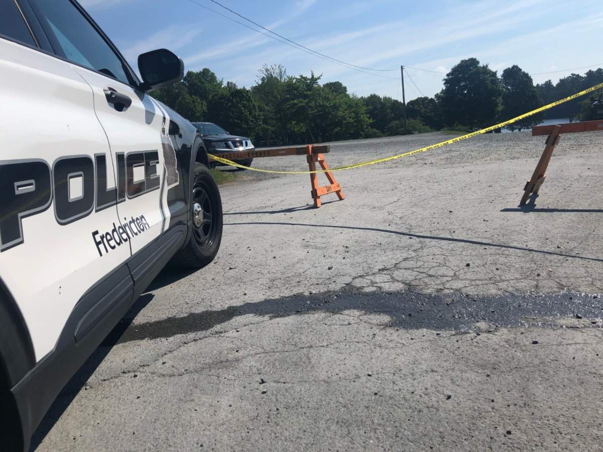 Fredericton Police said they responded to a report of a missing swimmer on Saturday at about 8:00 p.m.