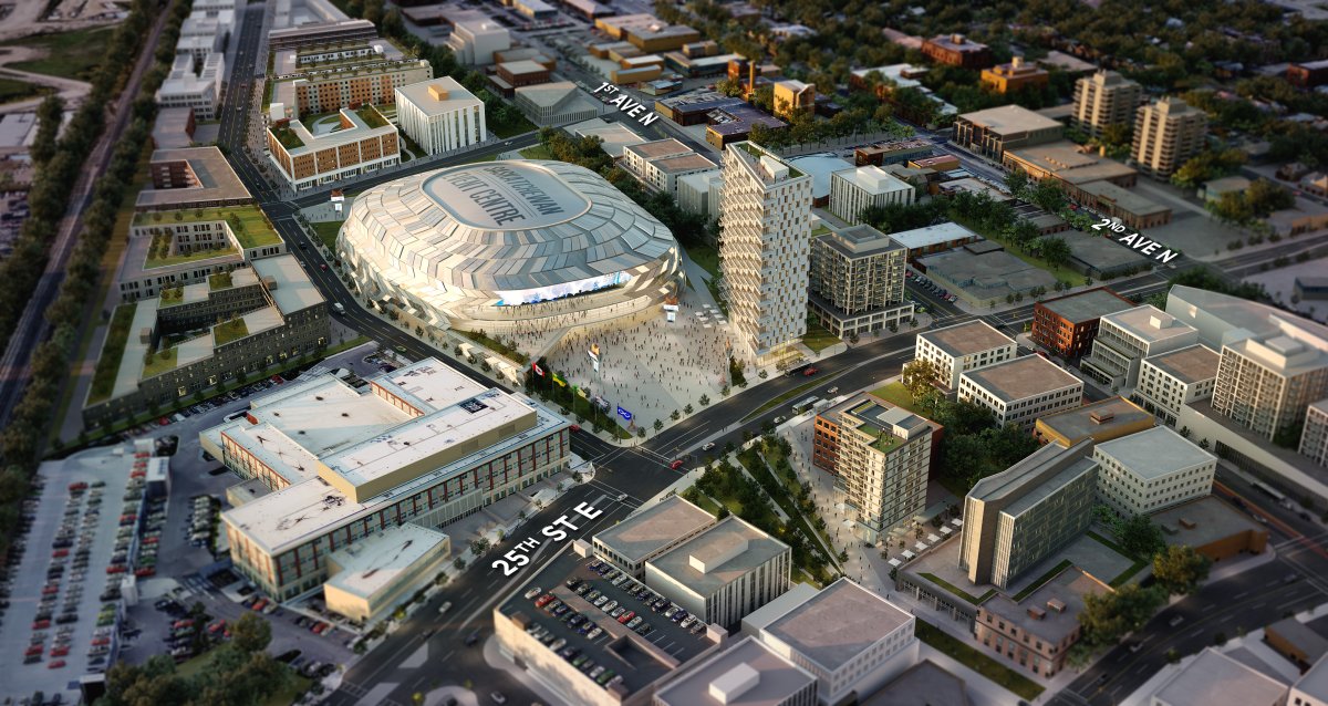 City of Saskatoon showcases concept designs for new downtown arena