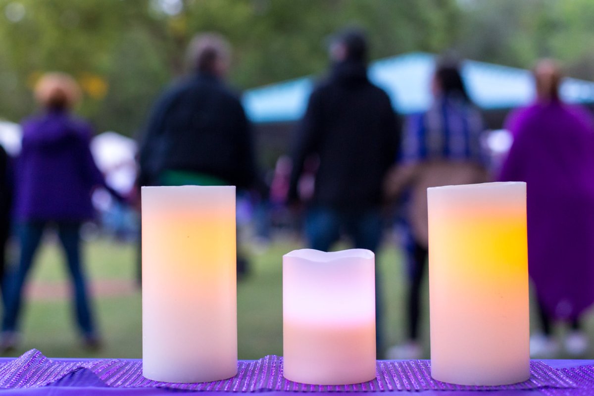 A candlelight vigil will be held Aug. 31, 2022 as part of an International Overdose Awareness Day event hosted in Edmonton. 
