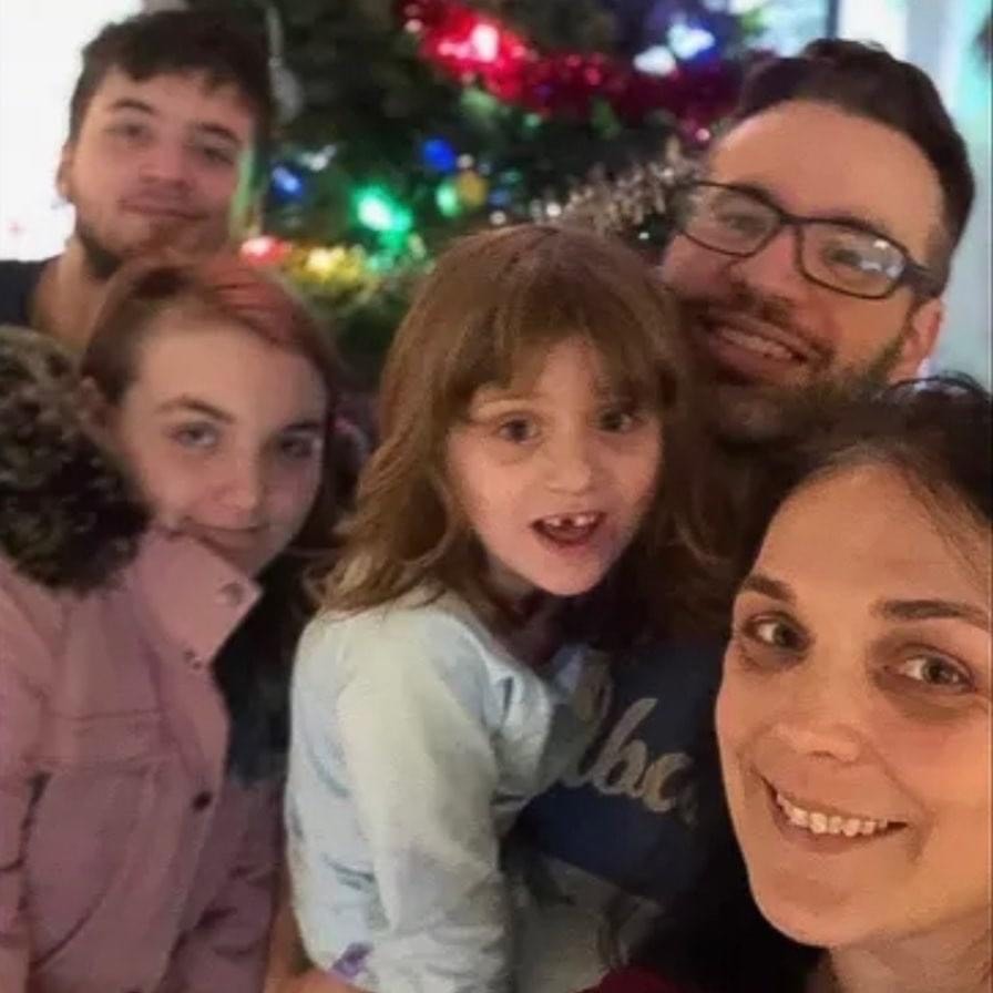 Patricia Dawn and her family.