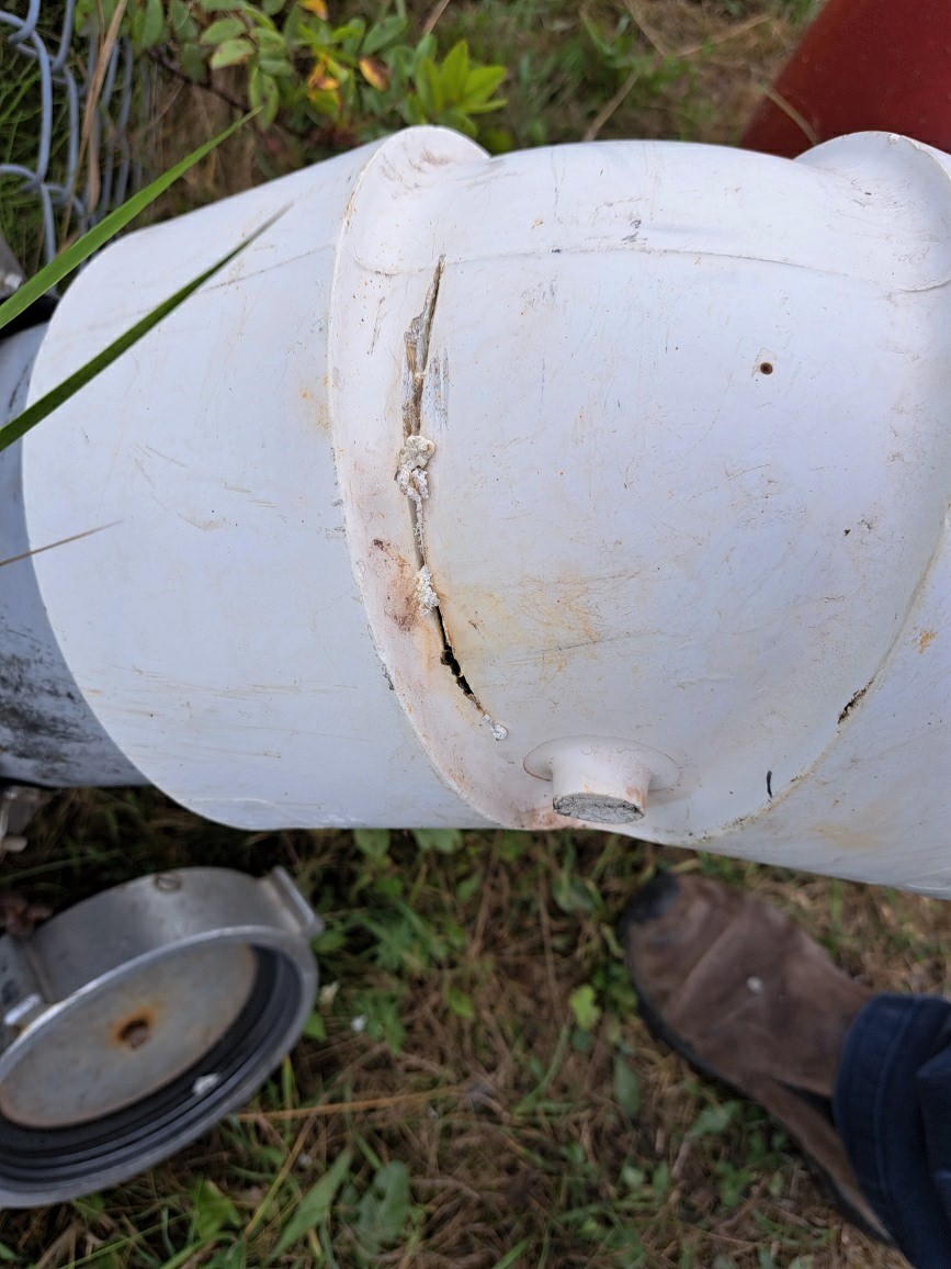 Police say the damage happened between July 31 and Aug. 8.