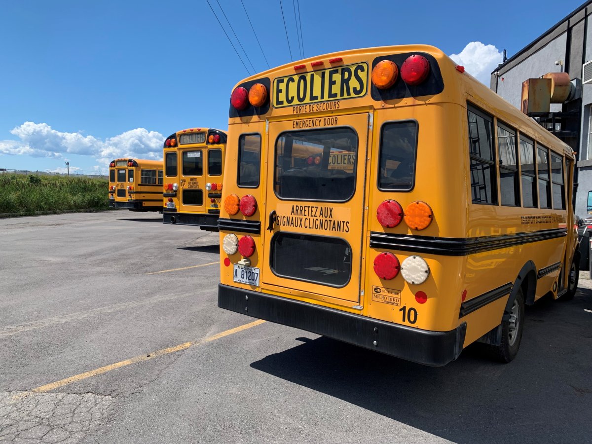 Hundreds of thousands of school aged children in Quebec rely on yellow busses to take them to and from class.