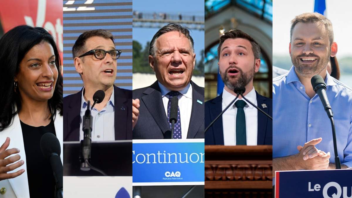 Quebec party leaders featured as the election campaign officially kicks off. Sunday August 28th, 2022.