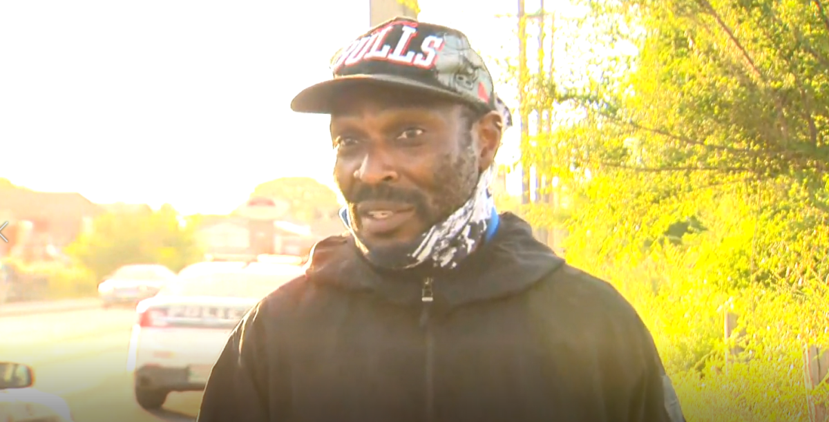 Protest spokesman Robert Russell.